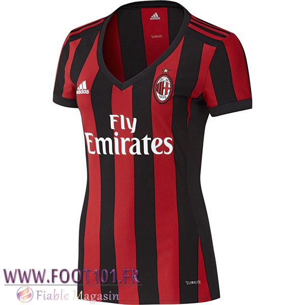 Maillot Foot Milan AC Femme Domicile 2017/2018