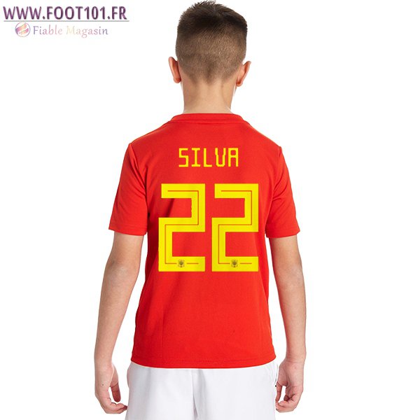 Maillot Equipe de Espagne Enfant (Isco 22) Domicile 2018/2019 Maillot Equipe de Espagne Enfant (Isco 22) Domicile 2018/2019