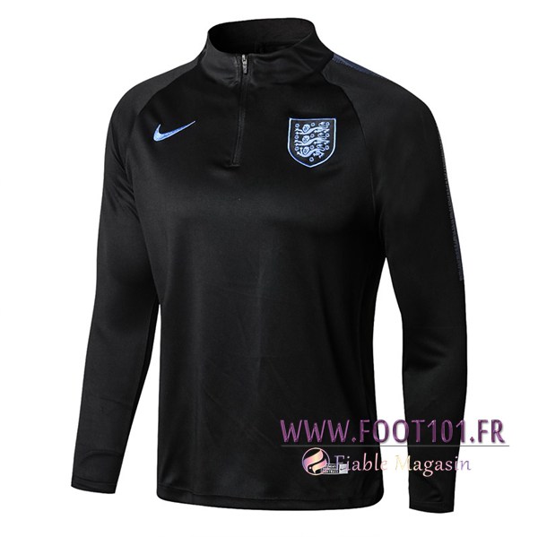 Sweatshirt Training Foot Angleterre Noir 2018/2019  Sweatshirt Training Foot Angleterre Noir 2018/2019