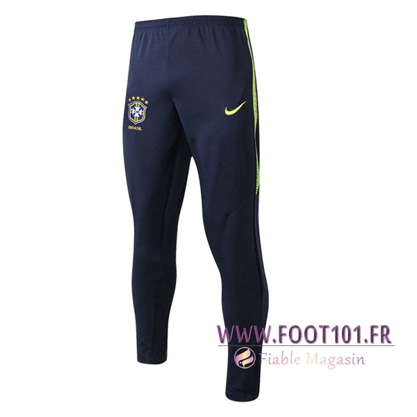 Training Pantalon Foot Bresil Bleu Fonce 2018/2019 Training Pantalon Foot Bresil Bleu Fonce 2018/2019