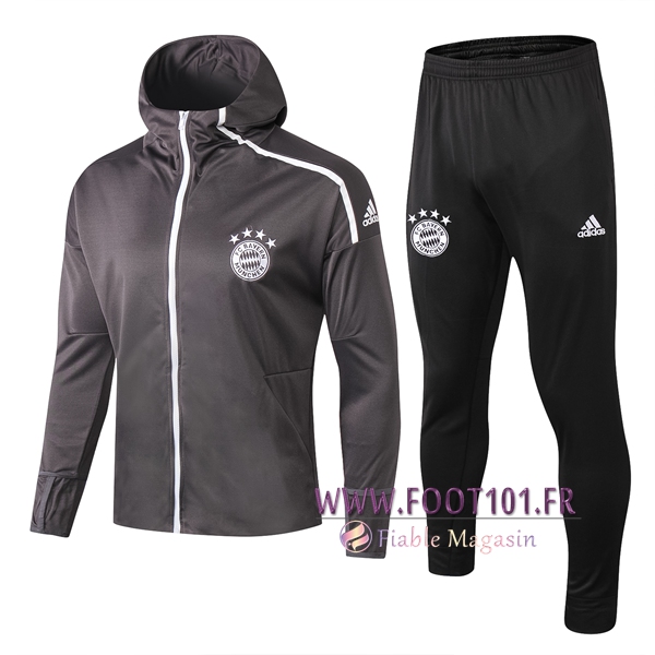 Ensemble Sweat A Capuche Survetement Bayern Munich Gris 2019/2020 Ensemble Sweat A Capuche Survetement Bayern Munich Gris 2019/2020
