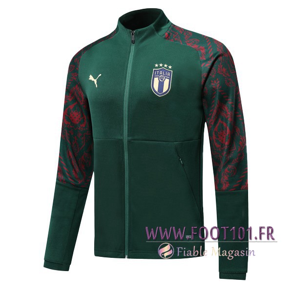 Veste Foot Italie Vert 2019/2020 Veste Foot Italie Vert 2019/2020