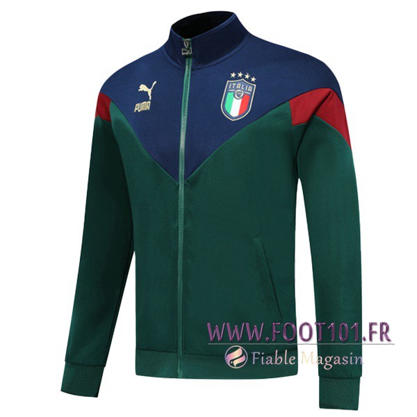 Veste Foot Italie Vert 2019/2020 Veste Foot Italie Vert 2019/2020