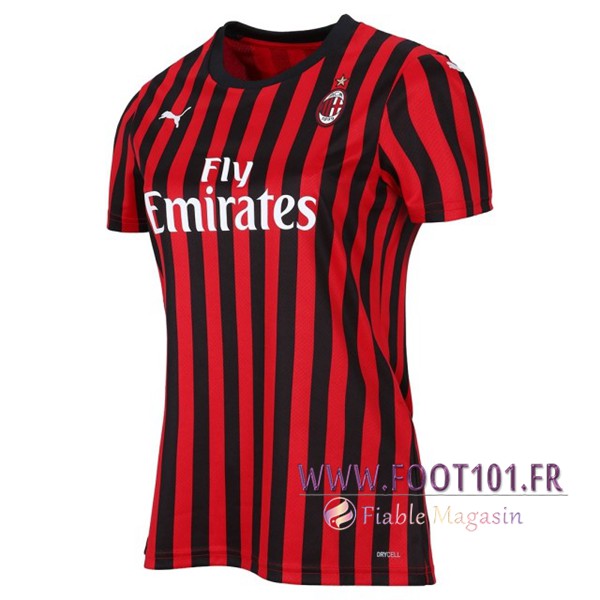 Maillot Foot Milan AC Femme Domicile 2019/2020