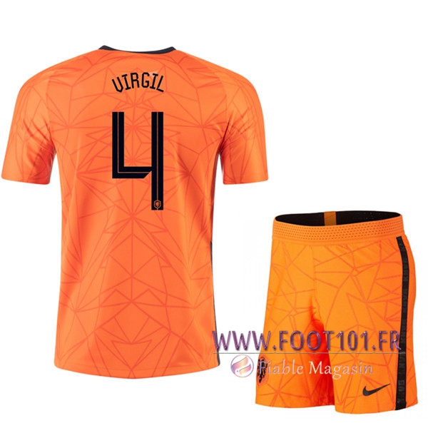 Maillot UEFA Euro 2020 Pays-Bas (VIRGIL 4) Enfant Domicile Maillot UEFA Euro 2020 Pays-Bas (VIRGIL 4) Enfant Domicile