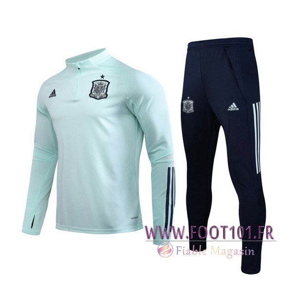 Ensemble Survetement Foot Espagne Vert 2019/2020
