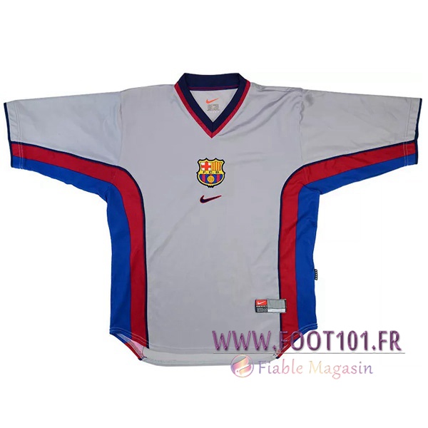 Maillot Retro FC Barcelone Exterieur 1998/2001  Maillot Retro FC Barcelone Exterieur 1998/2001