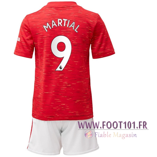 Maillot de Foot Manchester United (Martial 9) Enfants Domicile 2020/2021 Maillot de Foot Manchester United (Martial 9) Enfants Domicile 2020/2021