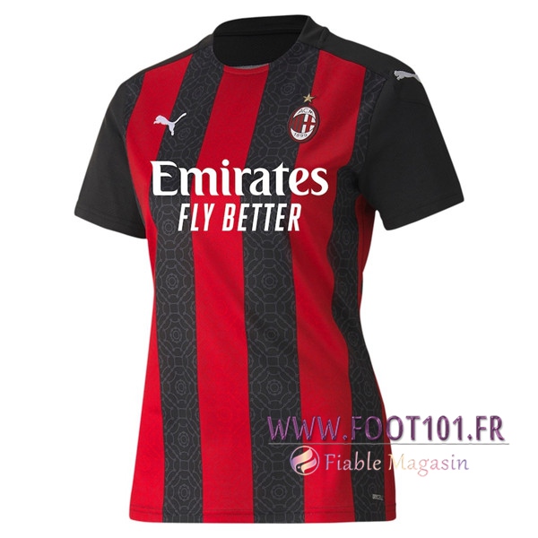 Nouveaux Maillot Foot Milan AC Femme Domicile 2020/2021