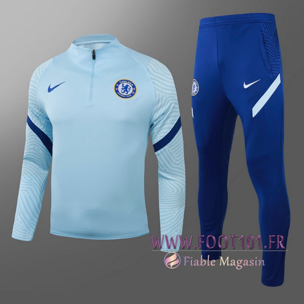 Nouveau Survetement de Foot FC Chelsea Enfant Bleu 2020/2021 Nouveau Survetement de Foot FC Chelsea Enfant Bleu 2020/2021
