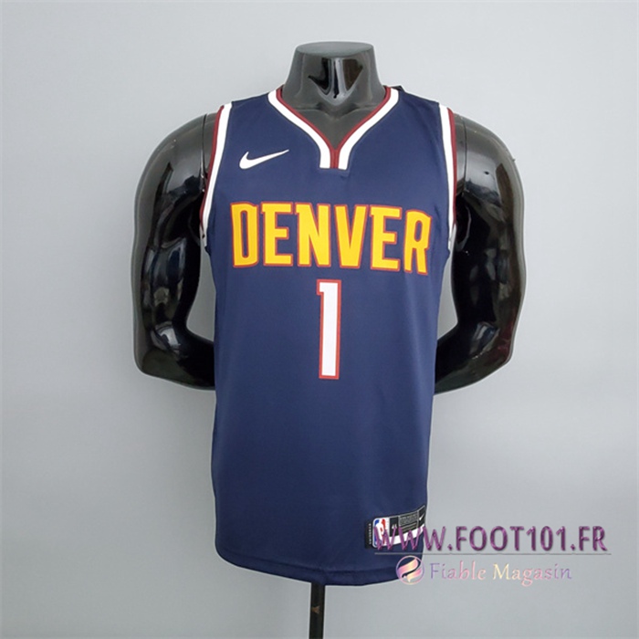 Maillot Denver Nuggets (Porter jr.#1) Bleu Marins  Maillot Denver Nuggets (Porter jr.#1) Bleu Marins