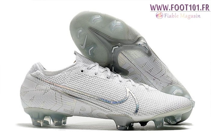 Nike Chaussures de Foot Mercurial Vapor 13 Elite FG Blanc  Nike Chaussures de Foot Mercurial Vapor 13 Elite FG Blanc
