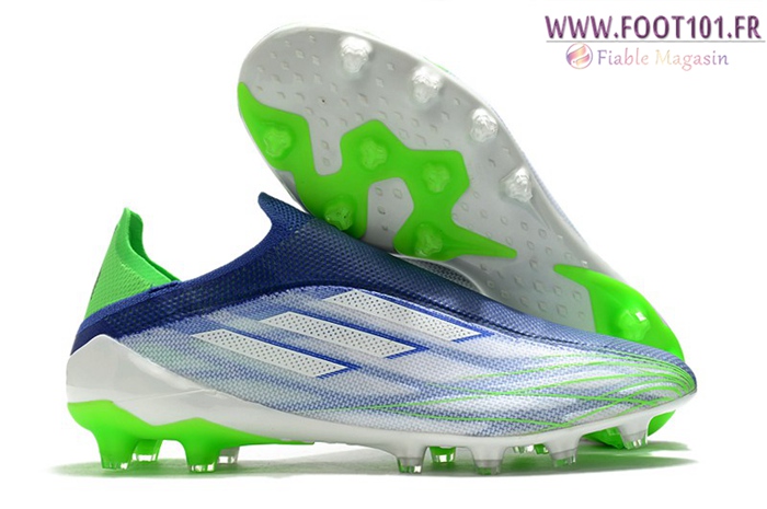 Adidas Chaussures de Foot X Speedflow+ AG Bleu Adidas Chaussures de Foot X Speedflow+ AG Bleu