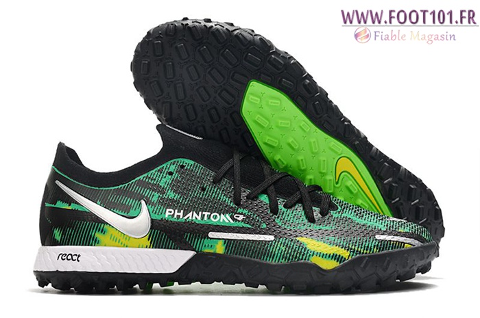 Nike Chaussures de Foot Phantom GT Pro TF Vert Nike Chaussures de Foot Phantom GT Pro TF Vert