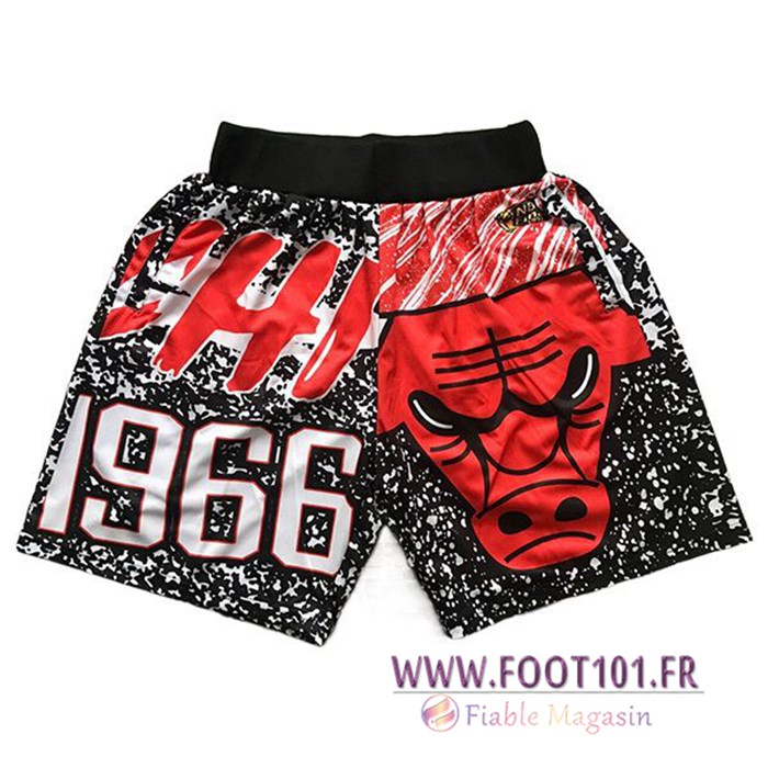 Shorts NBA Chicago Bulls Noir  Shorts NBA Chicago Bulls Noir