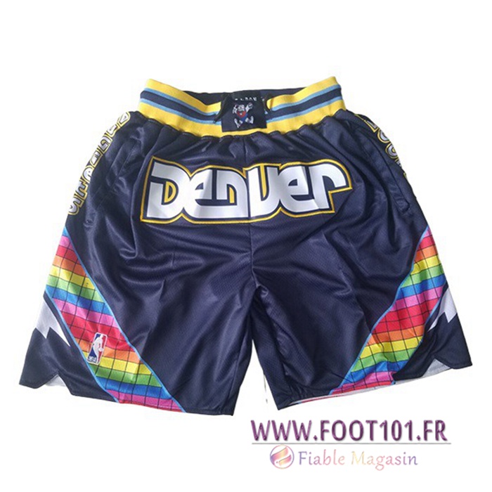 Shorts NBA Denver Nuggets Pourpre  Shorts NBA Denver Nuggets Pourpre