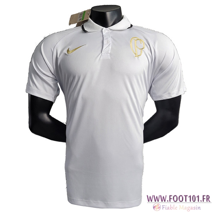Polo Foot Corinthians Blanc 2023/2024 -02 Polo Foot Corinthians Blanc 2023/2024 -02