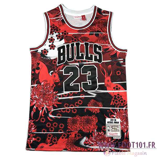 Maillot Chicago Bulls (JORDAN #23) 2023/24 Blanc  Maillot Chicago Bulls (JORDAN #23) 2023/24 Blanc