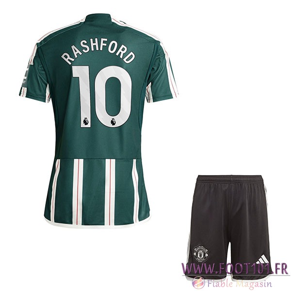 Maillot de Foot Manchester United (RASHFORD #10) Enfants 2023/2024 Exterieur Maillot de Foot Manchester United (RASHFORD #10) Enfants 2023/2024 Exterieur