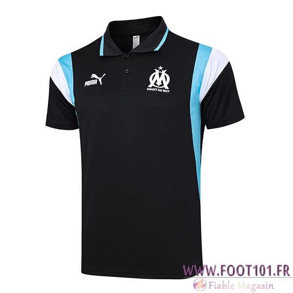 Polo Foot Marseille Noir 2023/2024 Polo Foot Marseille Noir 2023/2024