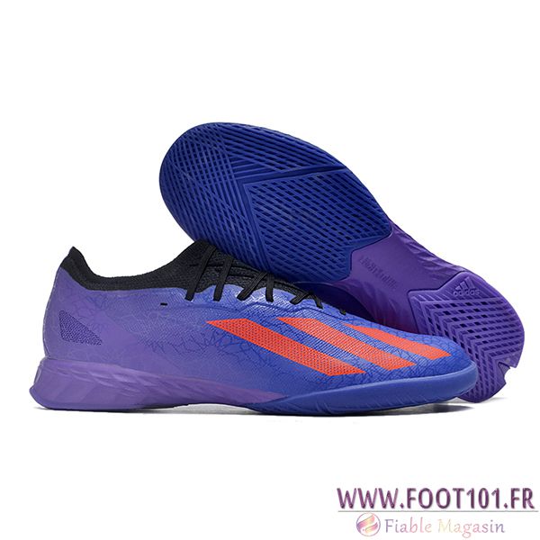 Adidas Chaussures de Foot X CRAZYFAST.1 IC BOOTS Pourpre/Rouge Adidas Chaussures de Foot X CRAZYFAST.1 IC BOOTS Pourpre/Rouge