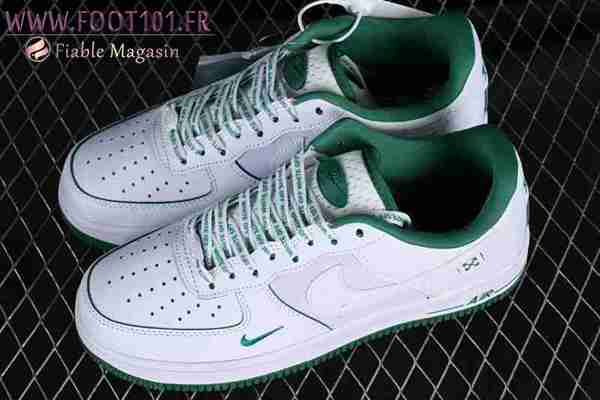 Nike Air Force 1'07 Low Blanc/Vert PF9055-771 Nike Air Force 1'07 Low Blanc/Vert PF9055-771