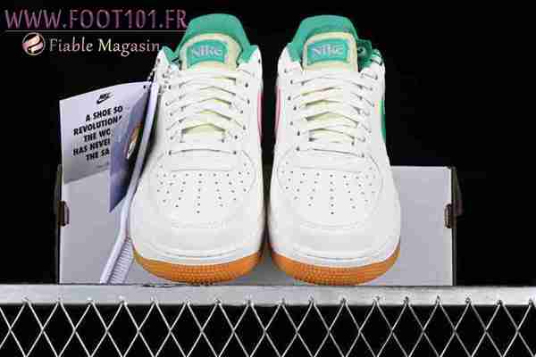Nike Air Force 1'07 Blanc/Vert/Pourpre FJ7540-100