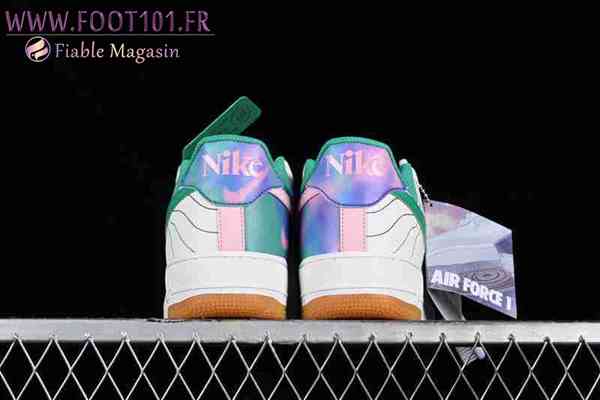 Nike Air Force 1'07 Blanc/Vert/Pourpre FJ7540-100
