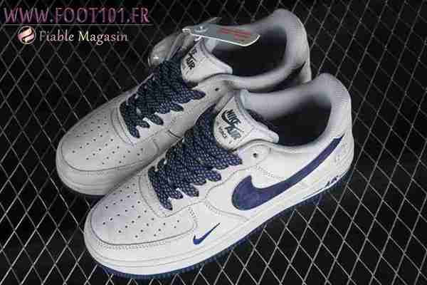 Nike Air Force 1'07 Low Gris/Bleu WW5021-626 Nike Air Force 1'07 Low Gris/Bleu WW5021-626