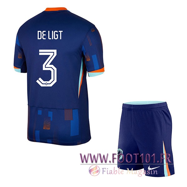 Maillot Equipe Foot Pays-Bas (DE LIGT #3) Enfant 2024/2025 Exterieur Maillot Equipe Foot Pays-Bas (DE LIGT #3) Enfant 2024/2025 Exterieur