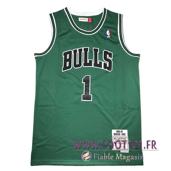 Maillot Chicago Bulls (ROSE #1) 2024/25 Vert -02  Maillot Chicago Bulls (ROSE #1) 2024/25 Vert -02