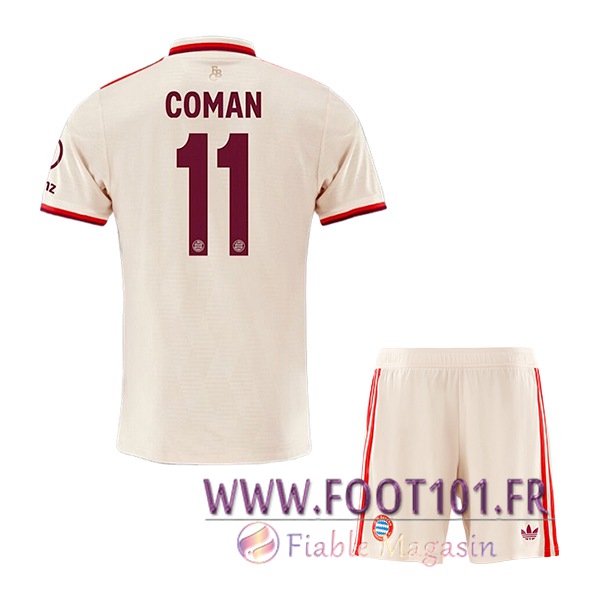 Maillot de Foot Bayern Munich (COMAN #11) Enfants 2024/2025 Champions League