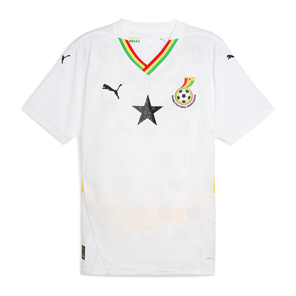 Maillot Equipe Foot Ghana Domicile 2024/2025 Maillot Equipe Foot Ghana Domicile 2024/2025