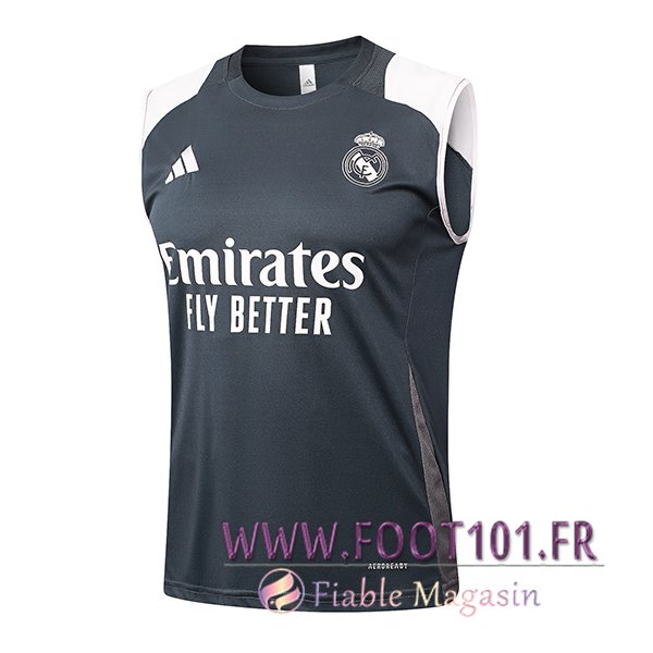 Training Debardeur Real Madrid Gris 2024/2025 Training Debardeur Real Madrid Gris 2024/2025