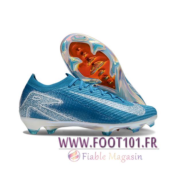 Nike Chaussures de Foot AIR Zoom Mercurial Vapor 16 Elite XXV FG Bleu/Blanc  Nike Chaussures de Foot AIR Zoom Mercurial Vapor 16 Elite XXV FG Bleu/Blanc