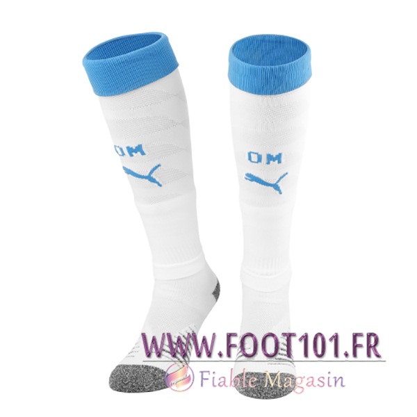 Chaussettes de Foot Marseille OM Domicile 2025/2026 Chaussettes de Foot Marseille OM Domicile 2025/2026
